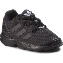 Buty adidas - Zx Flux El I BB9119 Clack/Cblack/Cblack. Czarne półbuty dziewczęce Adidas, bez wzorów, z tworzywa sztucznego, bez zapięcia, adidas zx. W wyprzedaży za 159,00 zł.