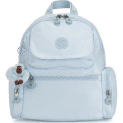 Plecak "Matta" w kolorze błękitnym - 30 x 28,5 x 12 cm. Niebieskie plecaki damskie Kipling, bez wzorów, z poliesteru. W wyprzedaży za 189,95 zł.
