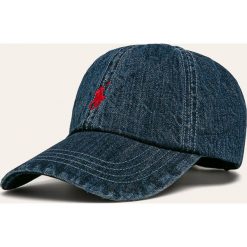 Polo Ralph Lauren - Czapka. Niebieskie czapki męskie Polo Ralph Lauren, bez wzorów, z bawełny. Za 219,90 zł.