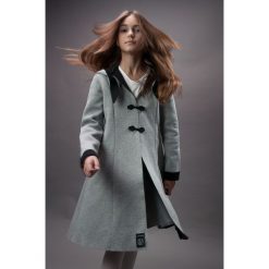 Płaszcz NEO dziewczęcy. Kurtki dziewczęce Hultaj Polski, na jesień, bez wzorów, z bawełny, eleganckie, długie. Za 229,00 zł.