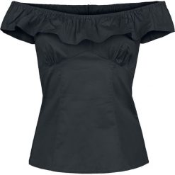 Hell Bunny Rio Top Koszulka damska czarny. Czarne koszulki damskie marki Hell Bunny, l, bez wzorów, bez kołnierzyka. Za 121,90 zł.