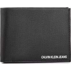 Duży Portfel Męski CALVIN KLEIN JEANS - Coated Logo Billfold W Coin K50K504748 910. Czarne portfele męskie Calvin Klein Jeans, bez wzorów, z jeansu. Za 269,00 zł.