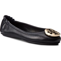 Baleriny damskie: Baleriny TORY BURCH – Minnie Travel Ballet With Metal Logo 50393 Perfect Navy/Gold 444