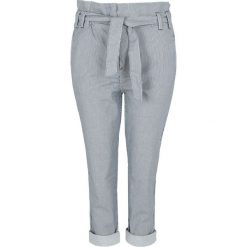 Spodnie Pepe Jeans. Niebieskie spodnie damskie Pepe Jeans, z jeansu, z podwyższonym stanem. Za 359,00 zł.