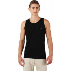 Tank-Top Pierre Cardin Czarny. Czarne t-shirty męskie m, z bawełny, eleganckie. Za 29,00 zł.