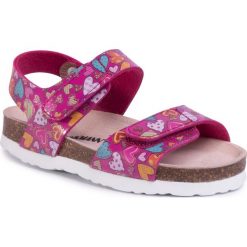 Sandały DR. BRINKMANN - 510331 S Pink 43. Różowe sandały dziewczęce Dr. Brinkmann, ze skóry ekologicznej, bez zapięcia. Za 149,00 zł.