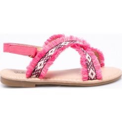 Blukids - Sandały dziecięce. Różowe sandały dziewczęce Blukids, z materiału, bez zapięcia. W wyprzedaży za 49,90 zł.