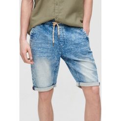 Jeansowe szorty typu jogger - Niebieski. Niebieskie spodenki i szorty męskie Cropp, m, bez wzorów, z jeansu. Za 129,99 zł.