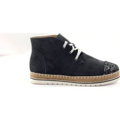Szare Espadryle damskie szaro/srebrne Neścior. Szare espadryle damskie Neścior, bez wzorów, ze skóry, bez obcasa. W wyprzedaży za 219,00 zł.