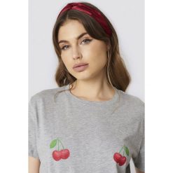 Ozdoby do włosów: NA-KD Accessories Satynowa opaska do włosów – Red