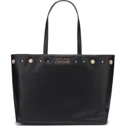 Versace Jeans Couture Torebka Czarny. Czarne torebki klasyczne damskie Versace Jeans Couture, bez wzorów, z jeansu, bez dodatków. Za 702,95 zł.