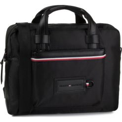 Torba na laptopa TOMMY HILFIGER Modern Nylon Cony Computer Bag AM0AM05566. Czarne torby na laptopa TOMMY HILFIGER, bez wzorów, z nylonu. W wyprzedaży za 519,00 zł.