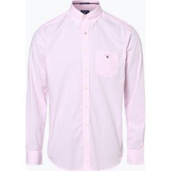 Gant - Koszula męska, różowy. Czerwone koszule męskie na spinki GANT, m, w paski, z bawełny. Za 379,95 zł.