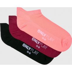 Only Play - Stopki (3-pack). Czarne skarpetki damskie marki Only Play, z elastanu. W wyprzedaży za 27,90 zł.