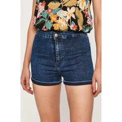 Tally Weijl - Szorty jeansowe. Niebieskie szorty damskie TALLY WEIJL, bez wzorów, z elastanu, casualowe. Za 49,90 zł.