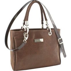 Torebki klasyczne damskie: Skórzana torebka w kolorze brązowym – (S)30 x (W)22 x (G)12 cm