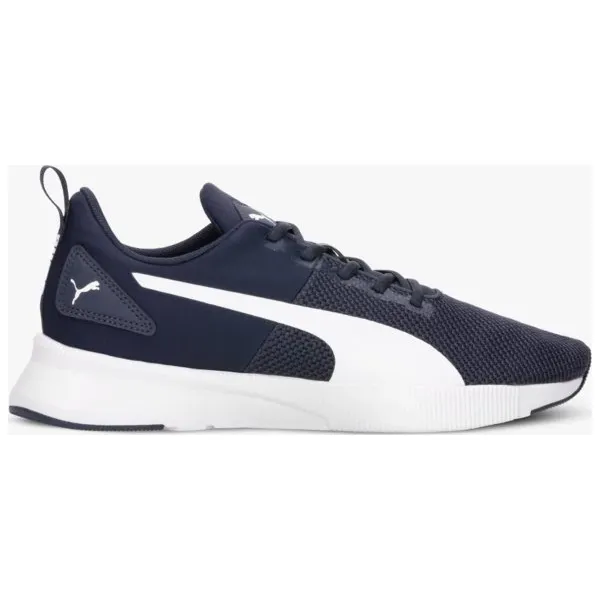 Puma Flyer Runner buty męskie, granatowy, rozmiar 42. Niebieskie buty sportowe męskie Puma, z tworzywa sztucznego, bez zapięcia, do biegania. W wyprzedaży za 159,99 zł.