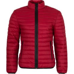Kurtka Trussardi Jeans. Czerwone płaszcze męskie xl, z jeansu, klasyczne. Za 799,00 zł.