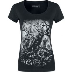 Gothicana by EMP Keep Me Going Koszulka damska czarny. Czarne bluzki damskie marki Gothicana by EMP, xl, z nadrukiem, z okrągłym kołnierzem. Za 79,90 zł.