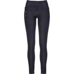 Jegginsy w gwiazdy bonprix niebieski "stone”. Niebieskie legginsy bonprix, z aplikacjami, z elastanu. Za 109,99 zł.