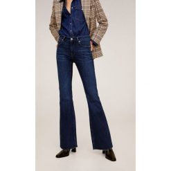 Mango - Jeansy Flare. Zielone jeansy damskie Mango. Za 139,90 zł.