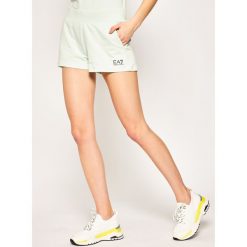 Szorty materiałowe EA7 Emporio Armani 3HTS66 TJ31Z 1880. Zielone szorty damskie EA7 Emporio Armani, xs, bez wzorów, z elastanu. Za 289,00 zł.