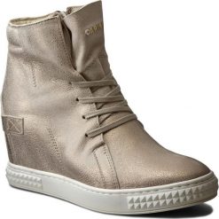 Sneakersy CARINII - B3519 F76-000-PSK-B88. Żółte sneakersy damskie Carinii, z materiału. W wyprzedaży za 259,00 zł.