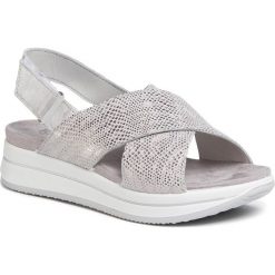 Sandały IGI&CO - 5174311 Acci. Szare klapki damskie IGI&CO, bez wzorów, ze skóry, bez obcasa. Za 339,00 zł.