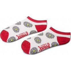 Skarpety Niskie Dziecięce FREAK FEET - JSSTO-WHT Biały Kolorowy. Białe skarpetki męskie marki Freak Feet, w kolorowe wzory, z bawełny. Za 9,99 zł.