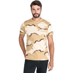 Franklin & Marshall Koszulka Brązowy Beżowy. Pomarańczowe t-shirty męskie Franklin Marshall, l, bez wzorów, z bawełny, bez kołnierzyka, krótkie. Za 223,95 zł.