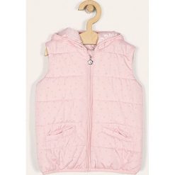 Blukids - Bezrękawnik dziecięcy 74-98 cm. Różowe kurtki dziewczęce Blukids, bez wzorów, z poliesteru, z kapturem. W wyprzedaży za 59,90 zł.
