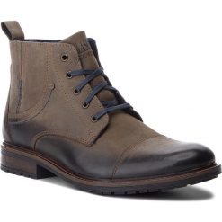 Kozaki LASOCKI FOR MEN - MB-BELGIUM-03 Brązowy Ciemny. Brązowe buty zimowe męskie Lasocki For Men, z materiału. Za 229,99 zł.