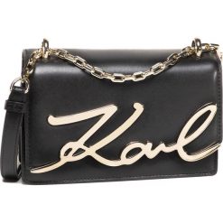 Torebka KARL LAGERFELD - 205W3005 Black/Gold. Czarne torebki klasyczne damskie KARL LAGERFELD, bez wzorów, ze skóry, wizytowe, bez dodatków. Za 1429,00 zł.