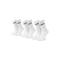 ADIDAS CF3388 39-42. Białe skarpetki męskie Adidas, z elastanu. Za 29,99 zł.