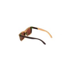 Okulary przeciwsłoneczne męskie: Tochtli / ORANGE Bambusowe okulary