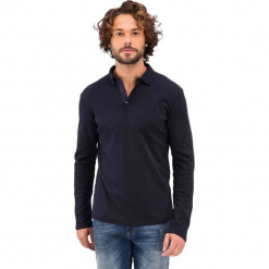 Koszulka polo w kolorze granatowym. Niebieskie koszulki polo AVVA, Dewberry, m. Za 259,95 zł.