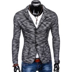Marynarki męskie: MARYNARKA MĘSKA CASUAL M89 – CZARNA