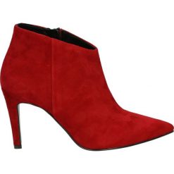 Botki - SC880 AMA ROS. Czerwone botki damskie zamszowe marki Venezia. Za 469,00 zł.