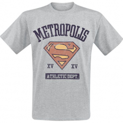 Supergirl Athletic Dept. T-Shirt odcienie szarego. Czarne t-shirty męskie z nadrukiem marki Caliban, s. Za 74,90 zł.
