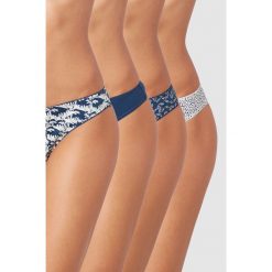 Etam - Stringi (4-pack). Zielone majtki damskie Etam, m, z bawełny. W wyprzedaży za 49,90 zł.