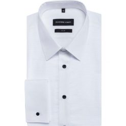 Koszula SIMONE KDBS000363. Czarne koszule męskie Giacomo Conti, m, bez wzorów, z bawełny, eleganckie, z klasycznym kołnierzykiem, z długim rękawem. Za 259,00 zł.