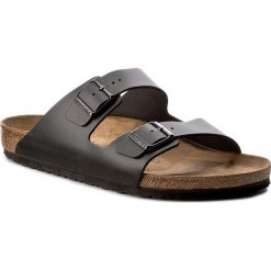 Klapki BIRKENSTOCK - Arizona Bs 0051191 Black. Czarne klapki damskie Birkenstock, bez wzorów, ze skóry, bez obcasa. Za 309,00 zł.