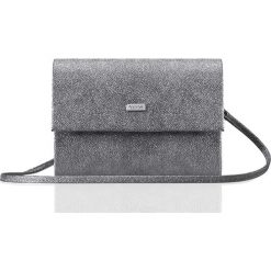 Kopertówka damska Felice F14 bling silver - srebrny. Szare kopertówki damskie Felice, w paski, małe. Za 49,99 zł.