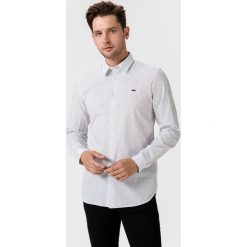 Lacoste Koszula Biały. Białe koszule męskie Lacoste, bez wzorów, z bawełny, bez kołnierzyka, z długim rękawem. Za 492,95 zł.