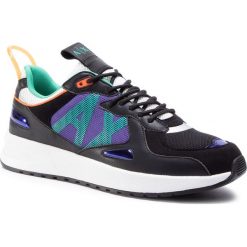 Sneakersy ARMANI EXCHANGE - XUX070 XV241 K496 Black/Purple. Czarne sneakersy męskie Armani Exchange, bez zapięcia. Za 719,00 zł.