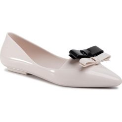 Baleriny MELISSA - Pointy II + Jason Wu A 32740 Beige/Black 51732. Brązowe baleriny damskie Melissa, bez wzorów, z tworzywa sztucznego, bez obcasa. Za 419,00 zł.