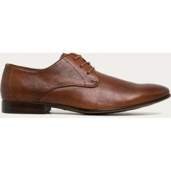 Aldo - Półbuty skórzane Guaran. Pomarańczowe buty wizytowe męskie ALDO, bez wzorów, z gumy, eleganckie, z okrągłym noskiem, na sznurówki. Za 389,90 zł.