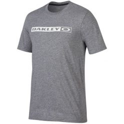 Oakley So-New Original Tee Athletic Heather Grey S. Szare koszulki sportowe męskie marki Oakley, s, z krótkim rękawem, na fitness i siłownię. Za 159,00 zł.