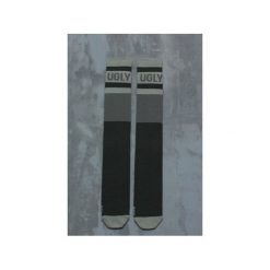 Skarpetki damskie: UGLY Podkolanówki PANEL khaki/czarny