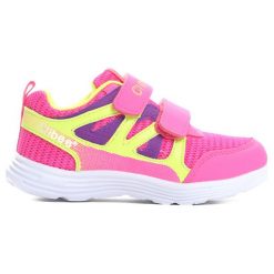 Buty sportowe dziewczęce: Różowo-Żółte Buty Sportowe Be There